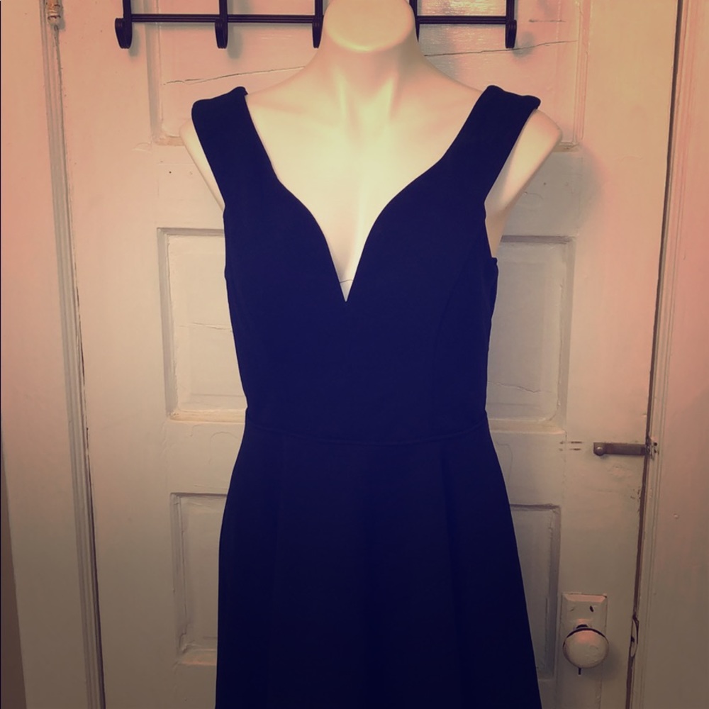 Macy’s Dark navy blue cocktail dress